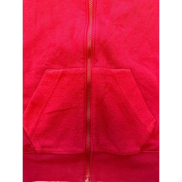 Jordan Air EST 1985 Red and Black Boys Long Sleeve Hoodie Cotton Polyester Blend - Picture 10 of 12